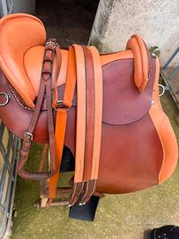 Sella spagnola più accessori