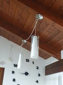 2 lampadari a sospensione