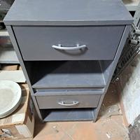 coppia comodini grigio antracite 