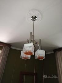 Lampadario Sciolari per Mazzega,Space Age 