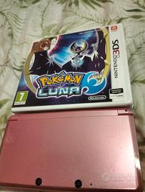 NINTENDO 3DS ROSA + POKÉMON LUNA