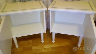 COMODINI LEGNO SHABBY CHIC