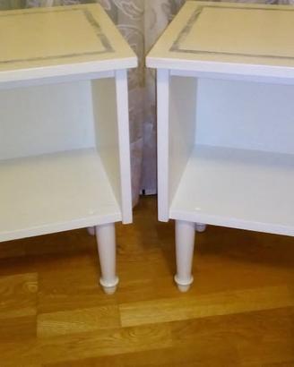 COMODINI LEGNO SHABBY CHIC