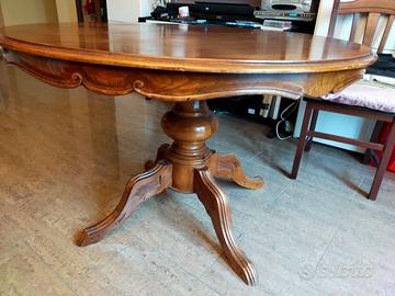 Tavolo tondo in legno