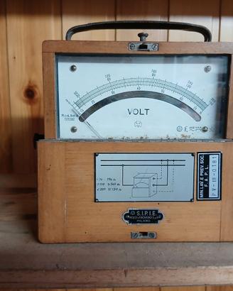 Voltmetro analogico  S.I.P.I.E.
