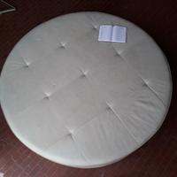 Pouf gigante artigianale in vera pelle