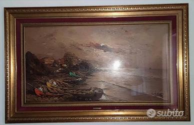Dipinto olio su tela V.Colucci 1979