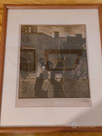 QUADRO SARDO GIUSEPPE BIASI FIRMATO