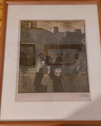 QUADRO SARDO GIUSEPPE BIASI FIRMATO