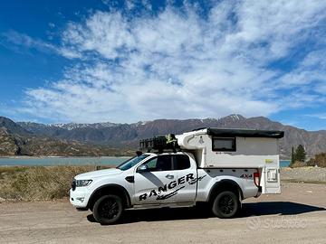 Pick-up Ford Ranger e cellula abitativa Modulidea