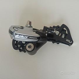 Deragliatore Posteriore Shimano Acera RD-M360 SGS – 7/8 Velocità MTB, Gabbia Lunga, Nero