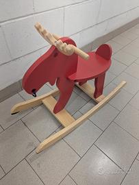 cavallo alce a dondolo ekorre ikea