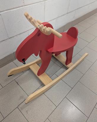cavallo alce a dondolo ekorre ikea