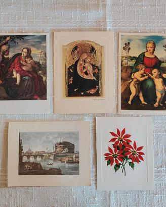 5 Stampe d'Arte Vintage Anni '70 Sacre/Tevere