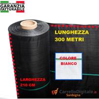 Telo per pacciamatura 210cm x 300m 100gr/mq