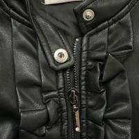 Giubbino in pelle Byblos  ragazza 10 anni nero