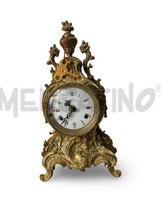 OROLOGIO DA TAVOLO VINTAGE OTTONE LANCINI MADE IN