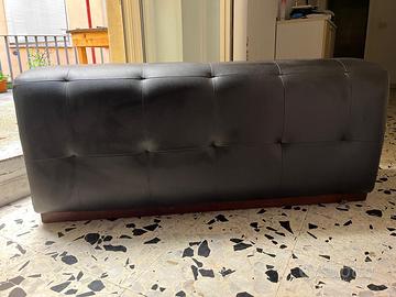 Divanetto pouf nero