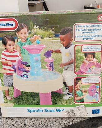 Little Tikes tavolo acquatico spirale colore rosa