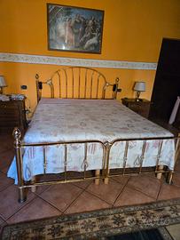 letto in ottone