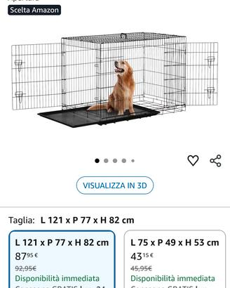 kennel per cani di taglia media