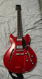 Chitarra elettrica semi-acustica harley benton