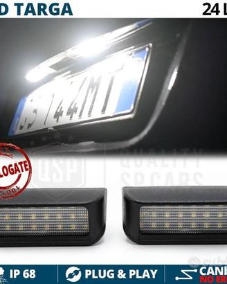Placchette Luci Targa LED Per OPEL Omologate 6500K