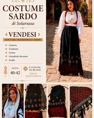Costume Sardo tradizionale Solarussa
