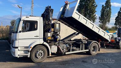 camion ATECO con gru PM 20, con cassone scarabile