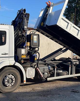 camion ATECO con gru PM 20, con cassone scarabile