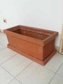 Vaso Telcom rettangolare a cassetta 83x38x34 lt.43