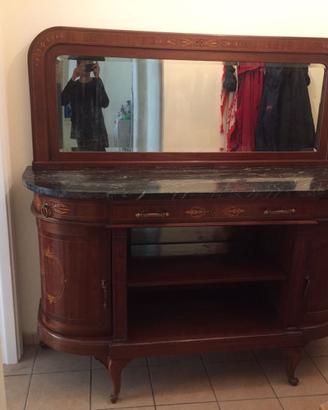ANTIQUARIATO - BUFFET CON SPECCHIO ANNI '20