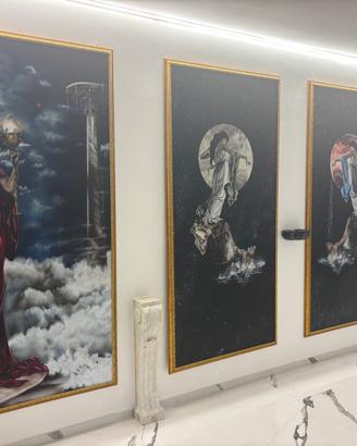 Quadri artigianali olio su tela