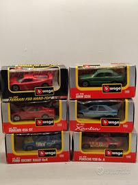 Lotto 6 Modellini Bburago 1/43 Vintage con Scatola