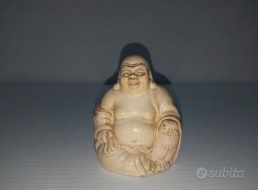 Piccola statuetta Buddha ridente della felicità 