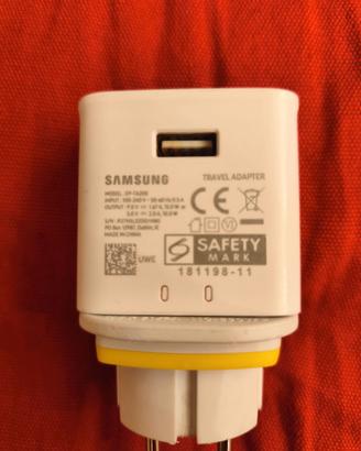 SAMSUNG ADAPTIVE FAST CHARGING 15W BIANCO ATTACCO 