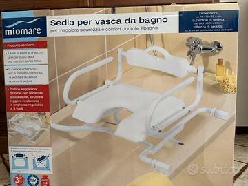 Sedia girevole per vasca da bagno