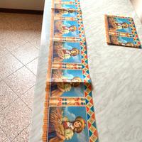 18 Fogli Anni 20 Carta Cm 70x25  Abbellimento