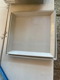 Set di 2 piatti in porcellana fine