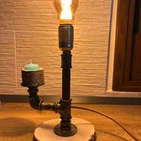 Lampade vintage con porta accessori