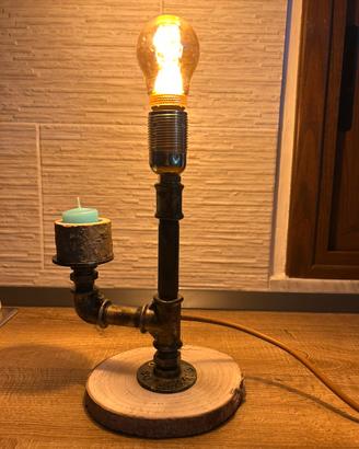 Lampade vintage con porta accessori