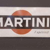 TARGA MARTINI EFFETTO VINTAGE IN METALLO 