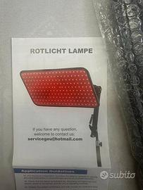 Lampada LED Luce Rossa Infrarossa 72W 660nm 850nm