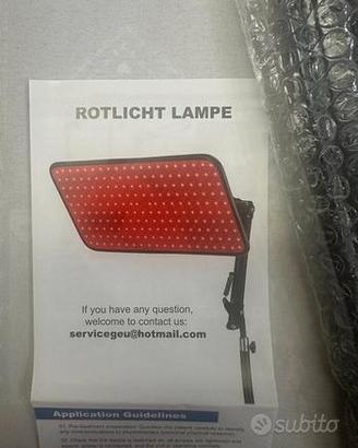 Lampada LED Luce Rossa Infrarossa 72W 660nm 850nm