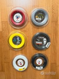 Corde tennis - matassine da 12m