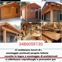 lavorazione in legno e ferro su misura 