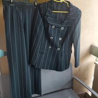 completo gessato donna