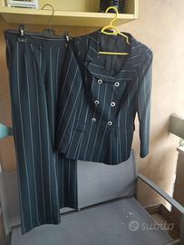 completo gessato donna