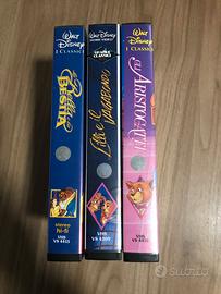 Videocassette vhs cartoni vari Disney