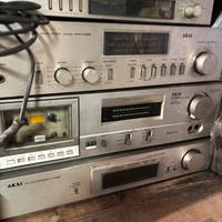 Impianto stereo AKAI vintage